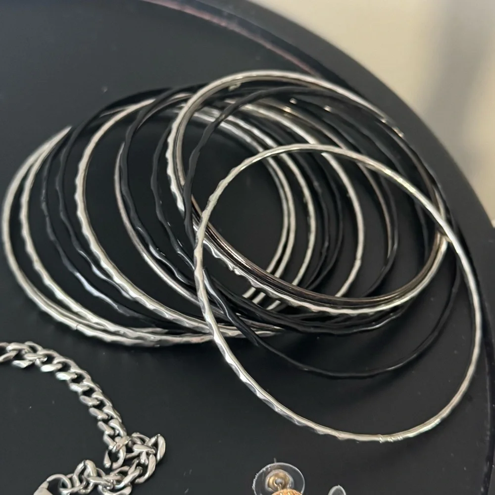 Bartender Black & Silver Jewelry Bundle